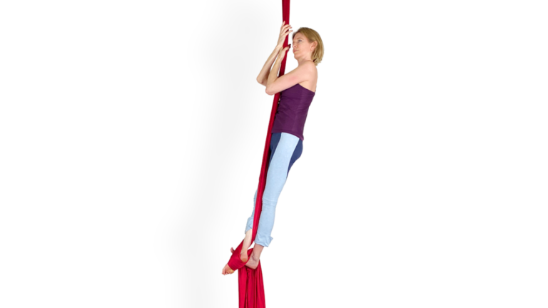 Foot Clamp Climb Aerial Silks Beginner Climbs Video Tutorial