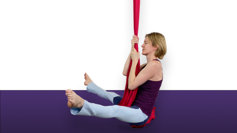 Straddle Pull Ups Aerial Silks Beginner Conditioning Video Tutorial