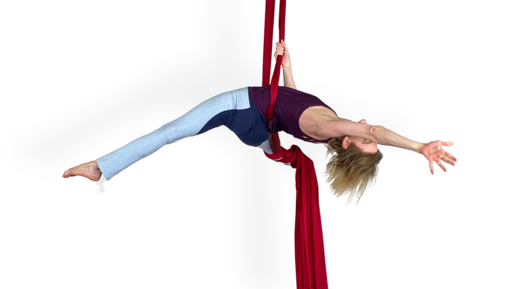 Arabesque Rollup Aerial Silks Beginner Footlocks Video Tutorial