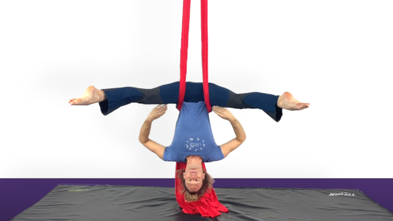 Back Straddle Basics Aerial Silks Beginner Knot Video Tutorial