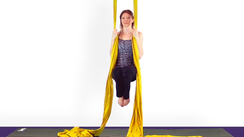 Lock Offs Aerial Silks Beginner Conditioning Video Tutorial