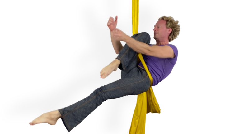 Gazelle Lever Leg Aerial Silks Beginner Knot Video Tutorial