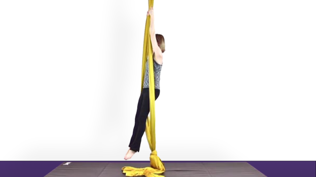 Hollow Body Hang Aerial Silks Beginner Conditioning Video Tutorial