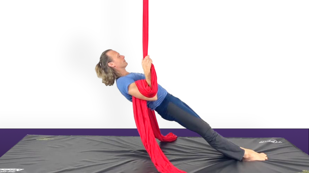 Plank Pull Ups Aerial Silks Beginner Conditioning Video Tutorial