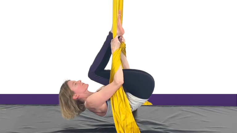 Pullup vs Inversion Drill Aerial Silks Beginner Conditioning Video Tutorial