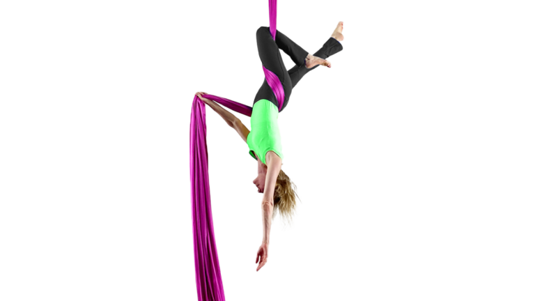 Same Side Crucifix V2 Aerial Silks Intermediate Inverted Wrapped Skills Video Tutorial