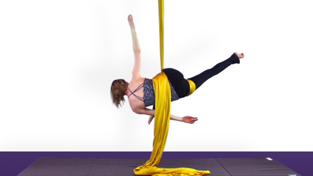 Active Hip Key Drill Aerial Silks Intermediate Conditioning Video Tutorial