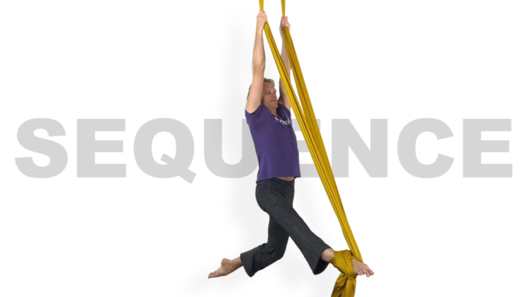 Day 1 Footlock Sequence Aerial Silks Beginner Choreography Video Tutorial