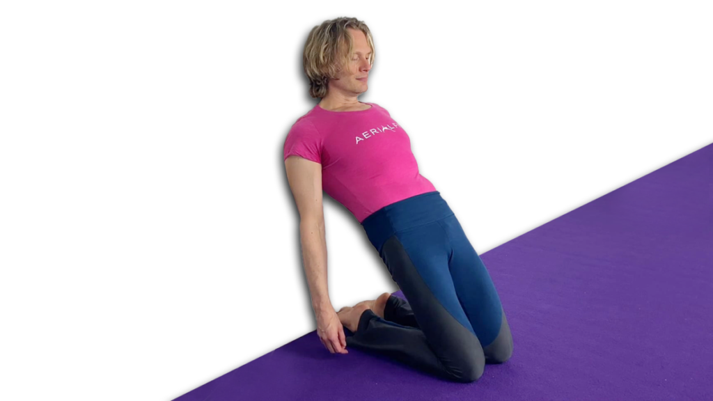 Aerial Ground Drill for Knee Hang Wall lean Video Tutorial