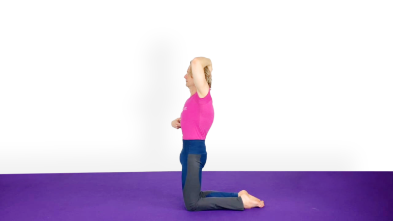 Aerial Ground Drill for Kneeling Knee Hang Alignment Video Tutorial