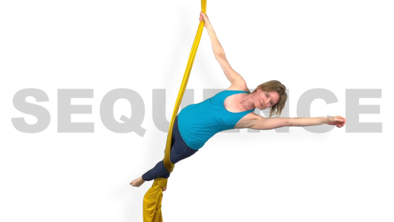 Ole Grip Turnaround Exploration v3 Aerial Silks Beginner Choreography Video Tutorial