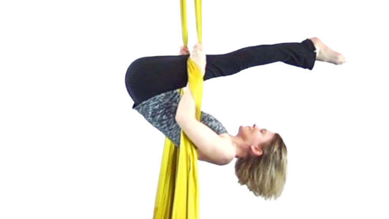 Pike Pull Ups Aerial Silks Intermediate Conditioning Video Tutorial