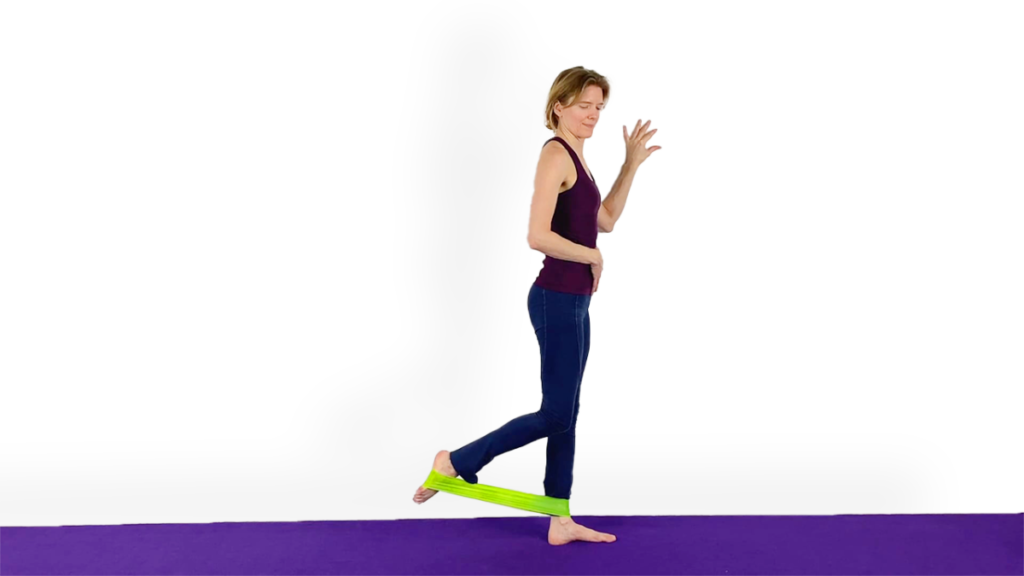 Aerial Ground Drill for Resistance Band Hamstring Drill Video Tutorial