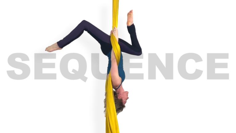 Tuck Arrow Pike Splits Aerial Silks Intermediate Choreography Video Tutorial