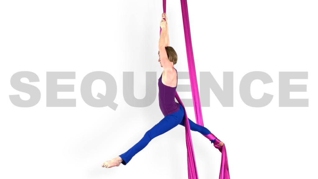 Leg Roll Ups Done Differently V2 Aerial Silks Beginner Choreography Video Tutorial