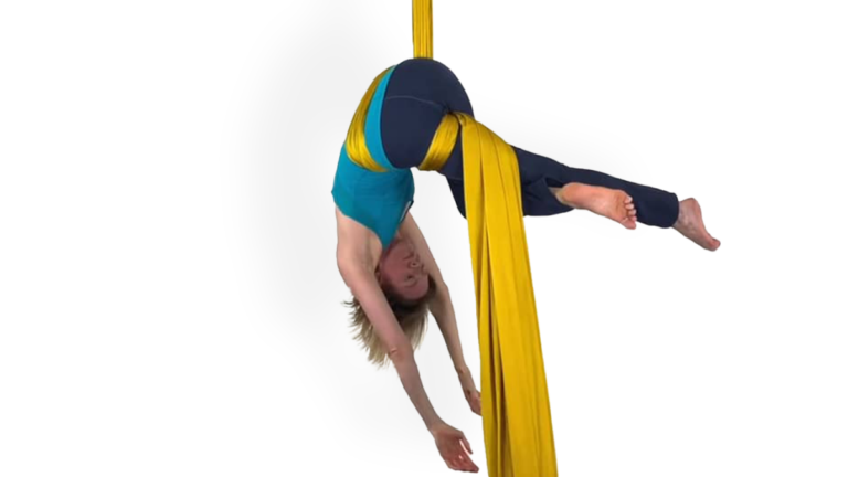 Thigh Hitch Into Same Side Wrap 1 Aerial Silks Intermediate Keys Video Tutorial