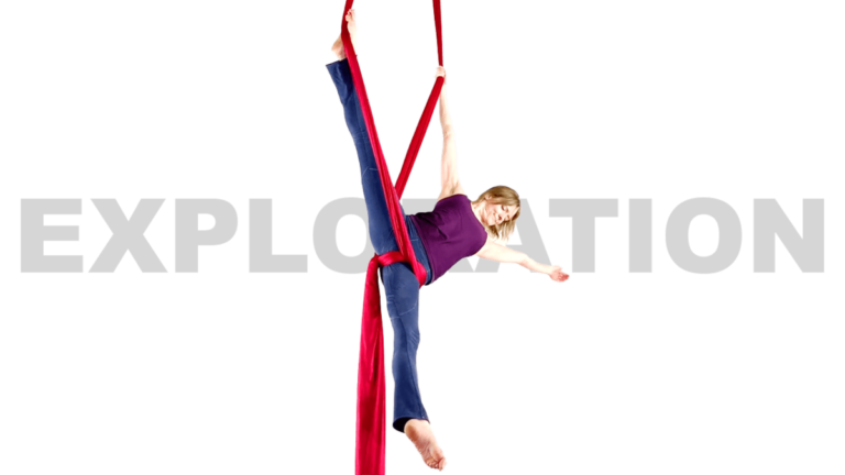 Thigh Hitch Seat Exploration Aerial Silks Intermediate Choreography Video Tutorial