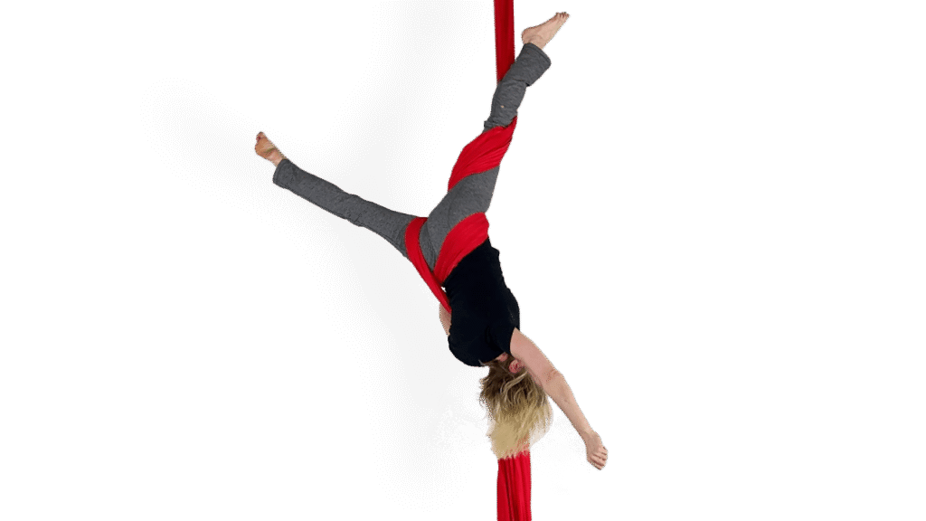 Bomb Drop 2 To Same Side Wrap Aerial Silks Video Tutorial Advanced Drops and Dives Fabric Online Class