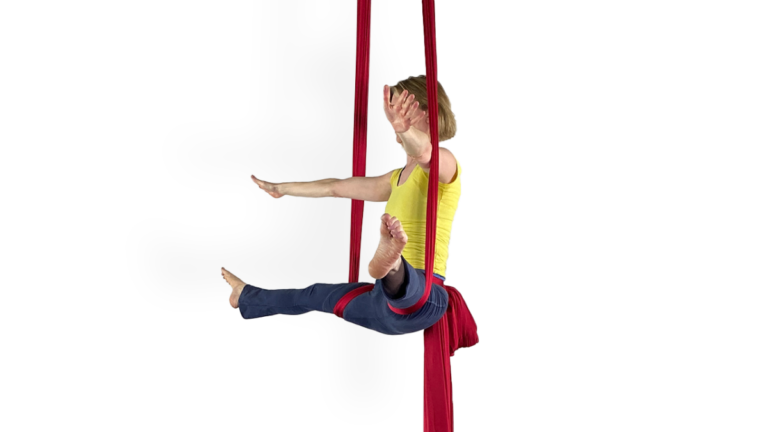 Backwards Tick Tock in the Knot Aerial Silks Intermediate Drops & Dives Video Tutorial