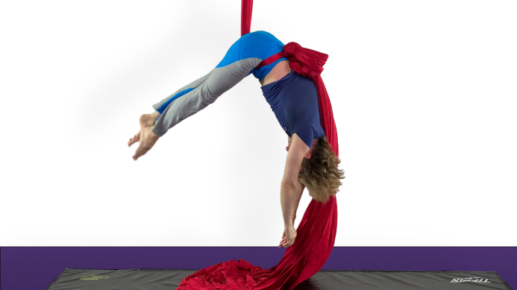 Hollow Body Pops Aerial Silks Intermediate Conditioning Video Tutorial