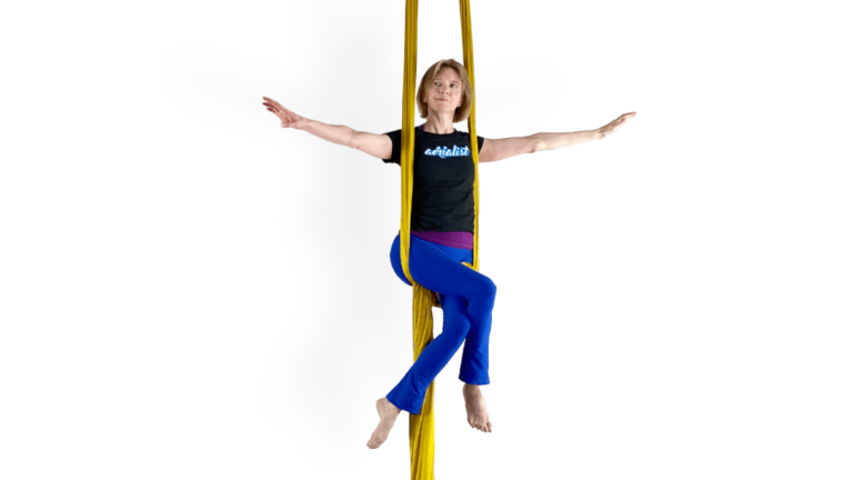 Thigh Hitch Seat Aerial Silks Intermediate Keys Video Tutorial