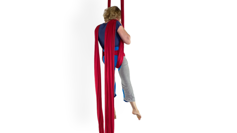 Backwards Tick Tock Aerial Silks Intermediate Drops & Dives Video Tutorial