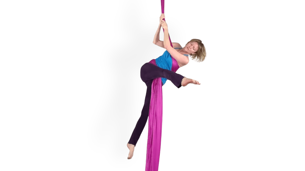 S Wrap Meat Hook Entry Advanced Inverted Wrapped Skills Aerial Silks Video Fabric Online Class Tutorial