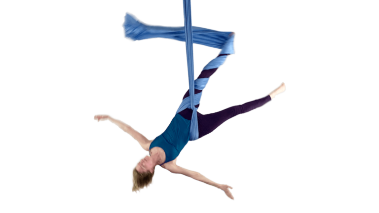 SeatbeltCartwheel Aerial Silks Intermediate Drops & Dives Video Tutorial