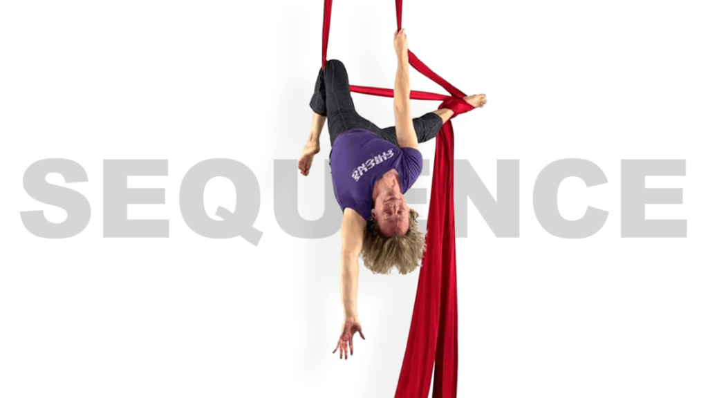 Infinite Clothesline Sequence Aerial Silks Beginner Choreography Video Tutorial