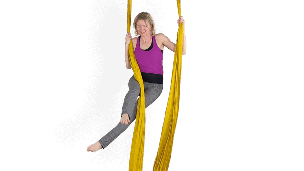 Front Cross Fancy Feet Entry Aerial Silks Video Tutorial Advanced Inverted Wrap Fabric Online Class