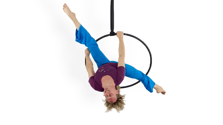 Diagonal Clock Splits Intermediate Top Bar Aerial Hoop Demo How To Tutorial