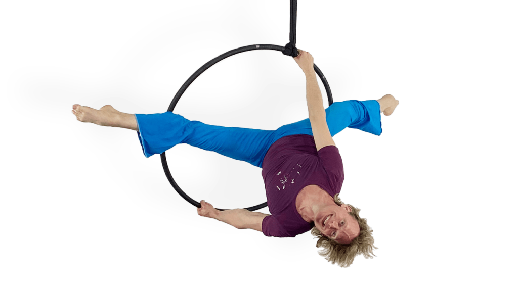 Horizontal Clock Splits Advanced Top Bar Aerial Hoop Demo How To Tutorial