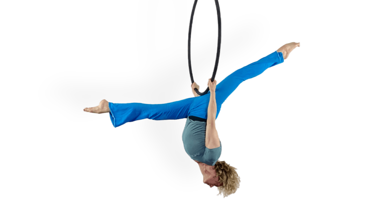 Inverted Splits Beginner Under Bar Aerial Hoop Demo How To Tutorial