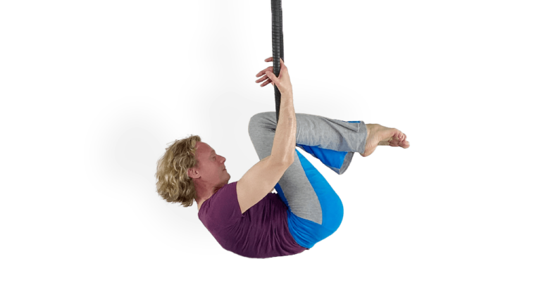 Knee Hang Heel Pulses Beginner Conditioning Aerial Hoop Demo How To Tutorial