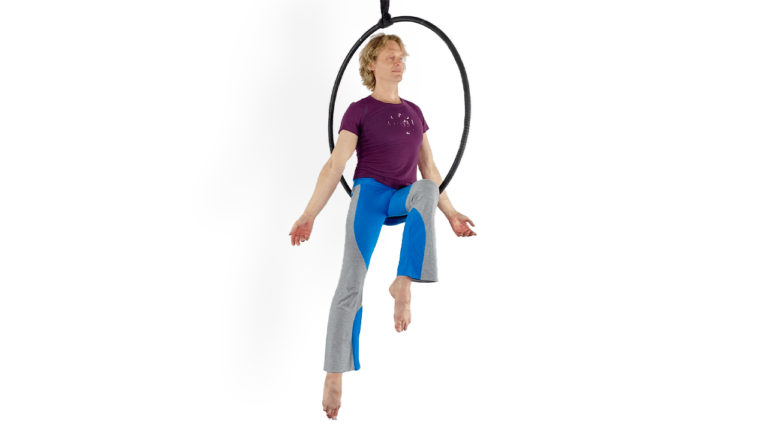 Leg Only Steering Beginner On Bar Aerial Hoop Demo How To Tutorial