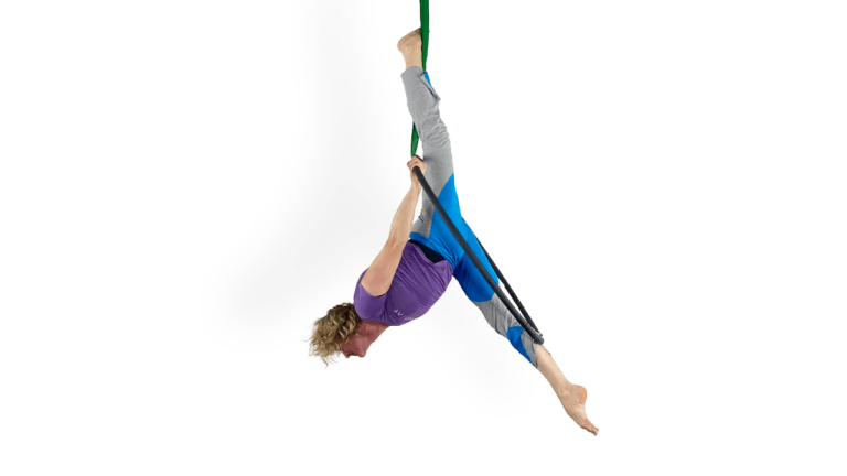 Reverse Clock Splits Advanced Top Bar Aerial Hoop Demo How To Tutorial