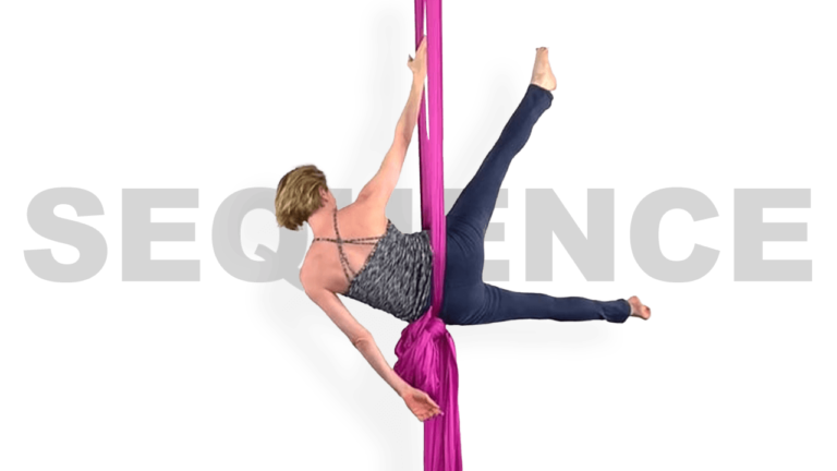 Core Warm Up Aerial Silks Intermediate Sequence Demo How To Tutorial in the Knot