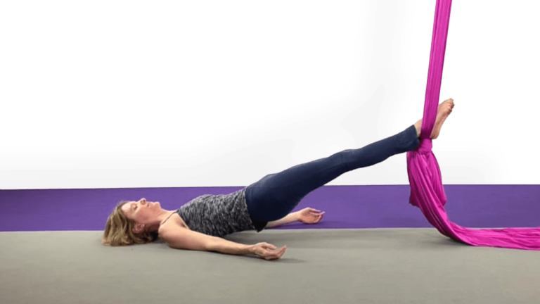 Hollow Body Refinement Drill in Low Knot All Levels Conditioning Aerial Silks Video Tutorial