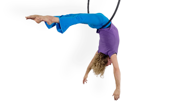 Back Balance Aerial Hoop Intermediate Video Tutorial Online Lyra Class