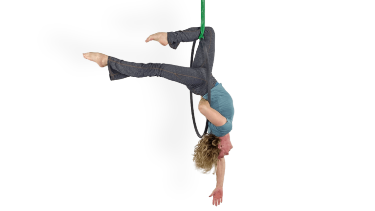 Faux Single Knee Hang Lyra Intermediate Top Bar Video Tutorial