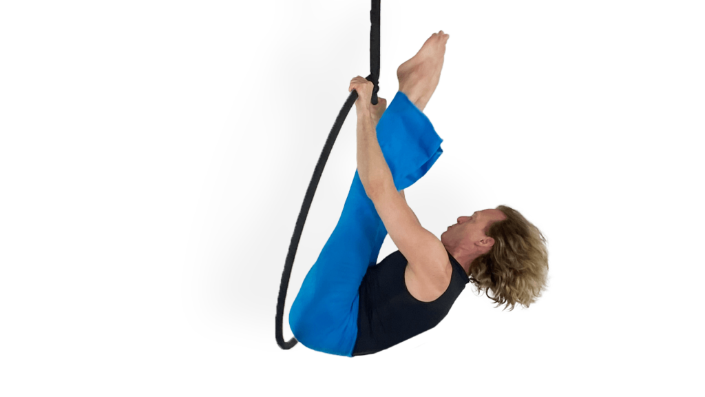 Pike Dismount to Seated Advanced Aerial Hoop Video Tutorial Lyra Online Class