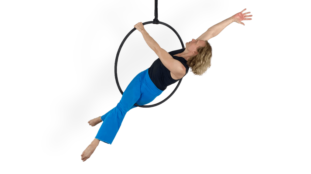 Twisted Scissor Aerial Hoop Beginner Bottom Bar Video Tutorial