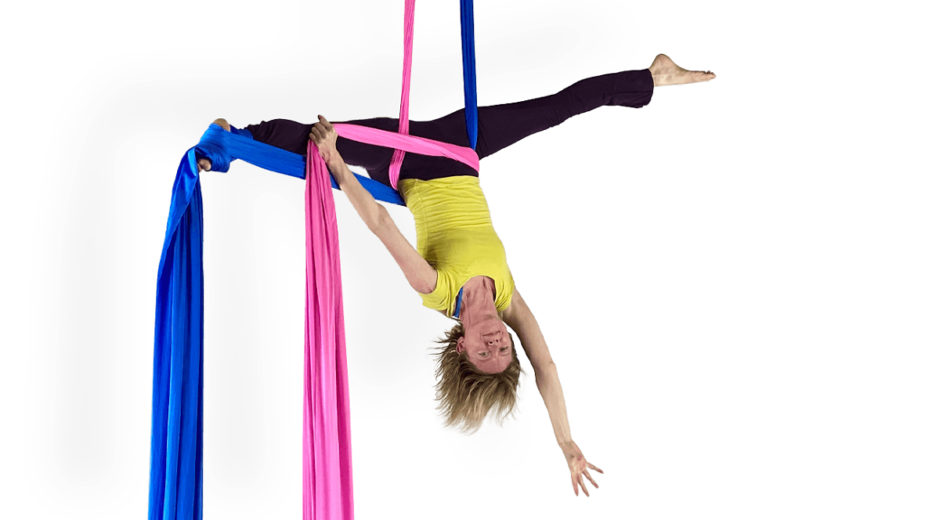 Belay Entrance from Crossback Straddle Intermediate Belays Aerial Silks Video Online Class Tutorial