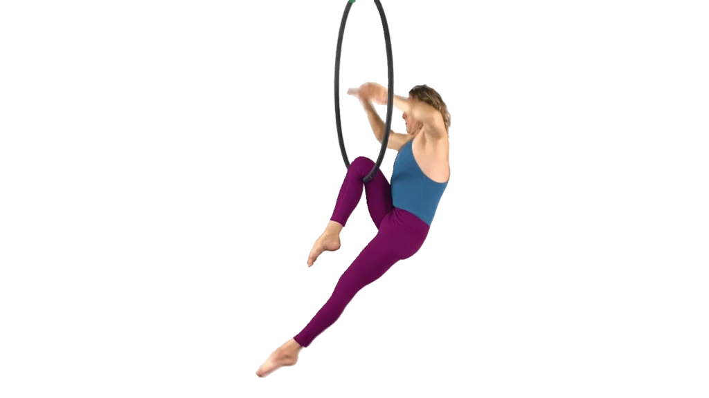 Russian Roll Droplet On Aerial Hoop Advanced Momentum Video Tutorial Lyra Online Class