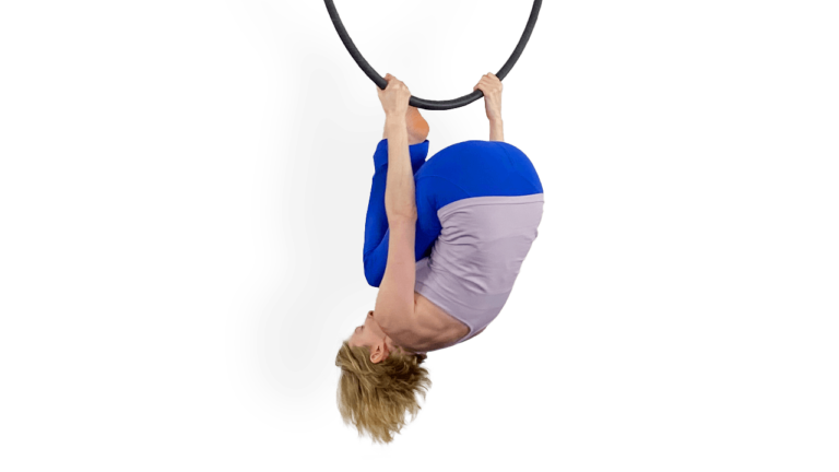 Circus Mount and Dismount Bottom Bar Intermediate Aerial Hoop Video Tutorial Lyra Online Class