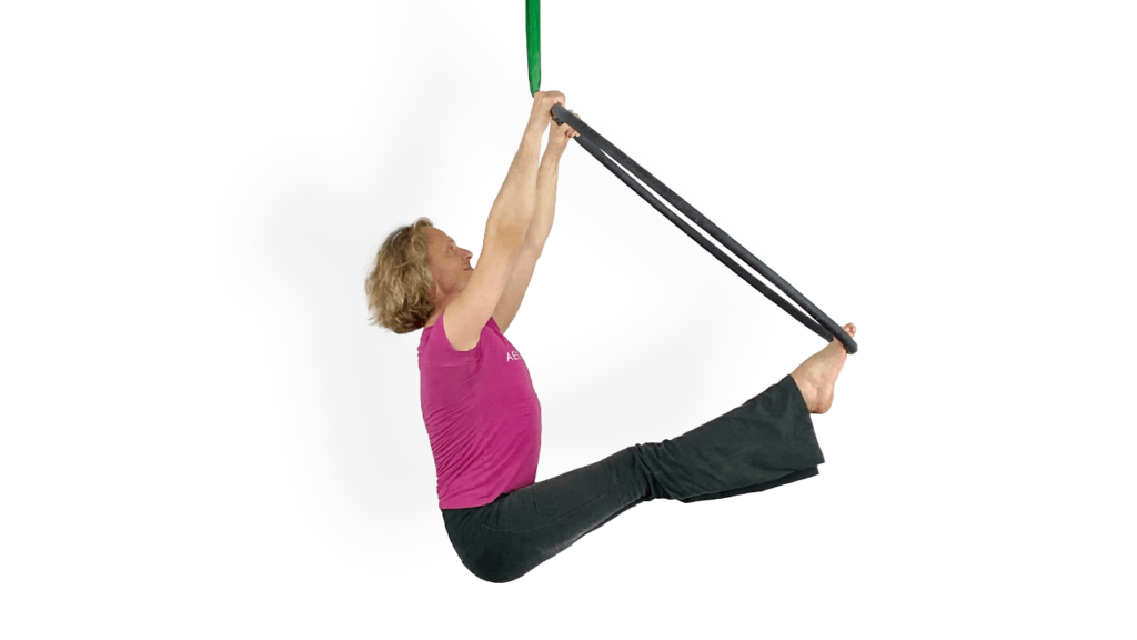 L-Sit on Aerial Hoop Beginner Video Tutorial Lyra Online Class