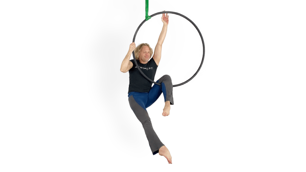 One Arm Pull Up Conditioning Drill On Aerial Hoop Video Tutorial