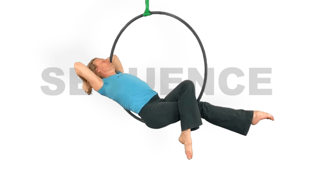 Star Pose to Mermaid Sequence Aerial Hoop Video Tutorial Lyra Beginner Online Choreography Class