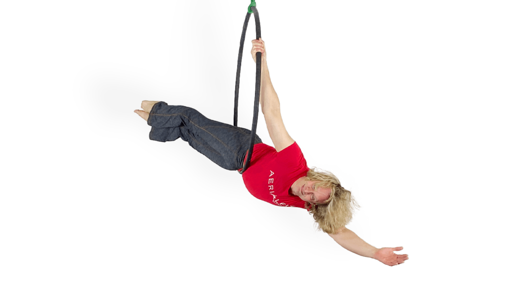 Front Balance Pivot to Sit Aerial Hoop Video Tutorial Intermediate Lyra online Class