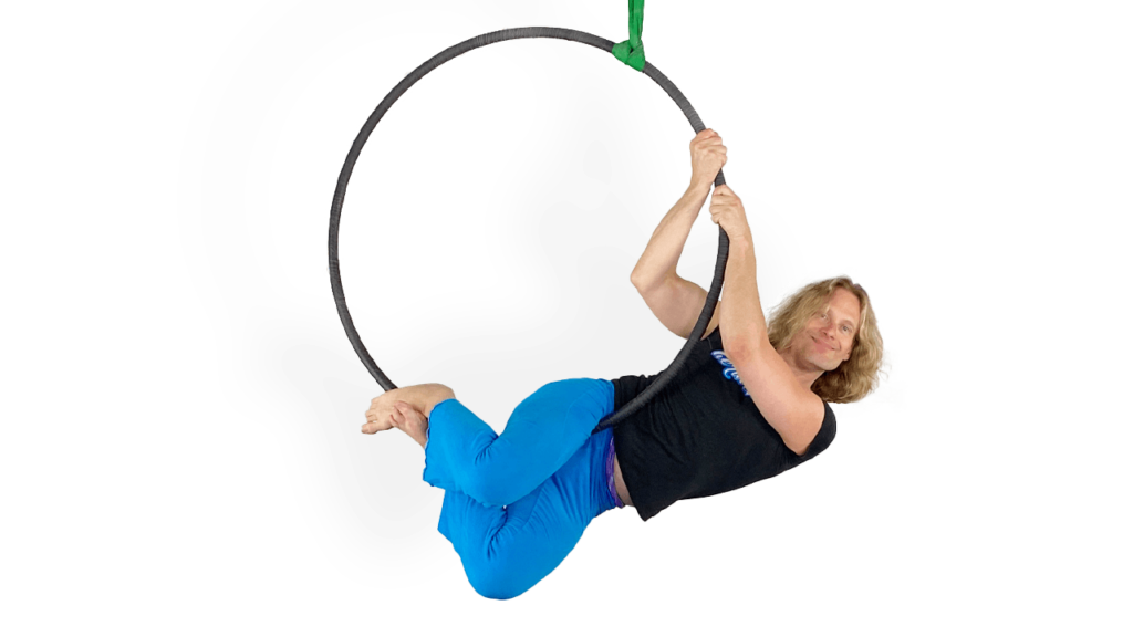 Belly Roll Mount Aerial Hoop Video Tutorial Beginner Mount and Dismount Lyra Online Class